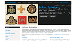 Desktop Screenshot of emblemembroiders.com